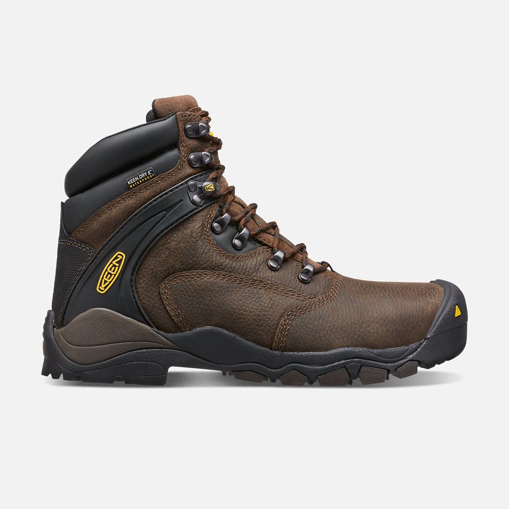 Keen Laarzen Heren Bruin - Louisville 6" (Steel Toe) - 46831-TFRX